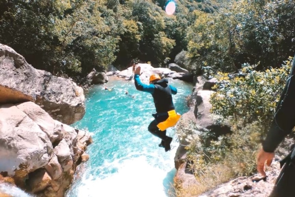 Canyoning in Nizza