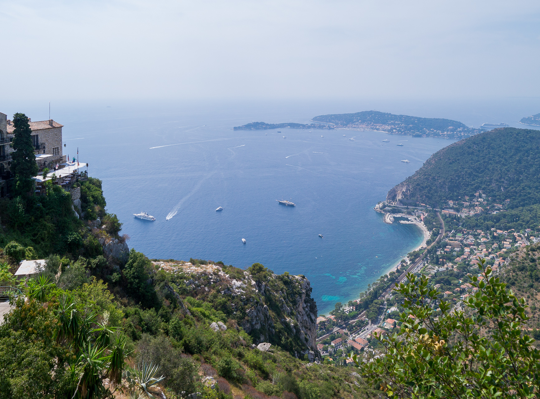 Mediterranean Sea coast, view from Eze Èze